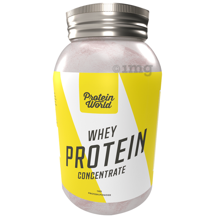 Protein World Whey Protein Concentrate Powder Strawberry Milkshake