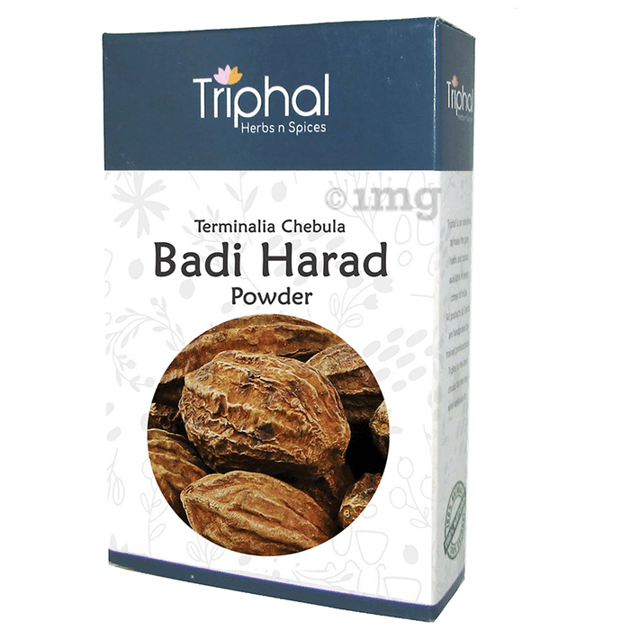 Triphal Terminalia Chebula Badi Harad Powder