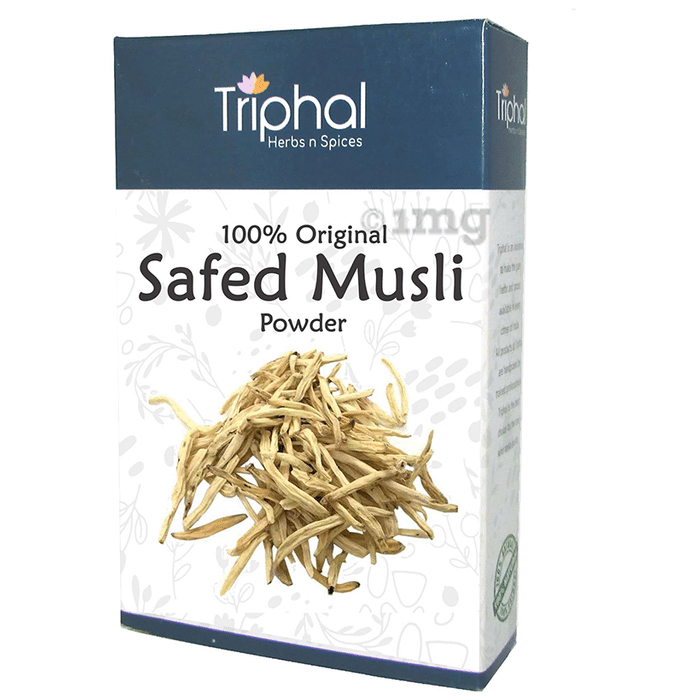Triphal Safed Musli/ Shwet Musli Powder
