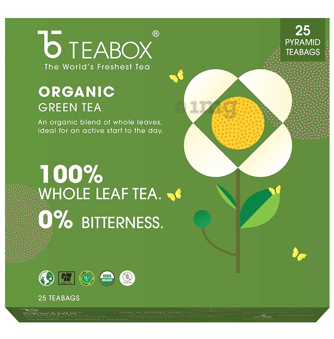 Teabox Organic Green Tea Bag (2gm Each)