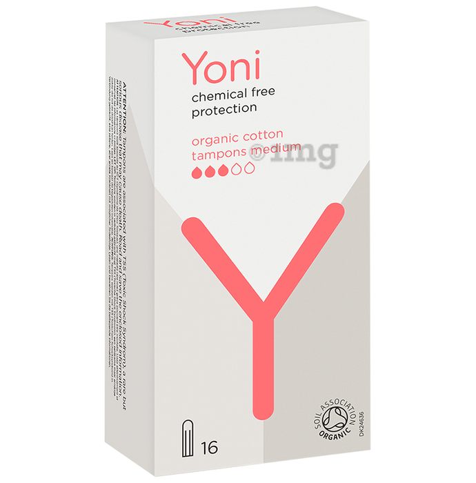 Yoni Organic Cotton Tampons Medium