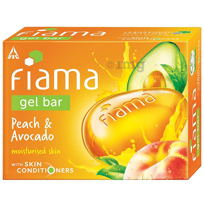 Fiama Peach & Avocado Gel Bar (125gm Each)