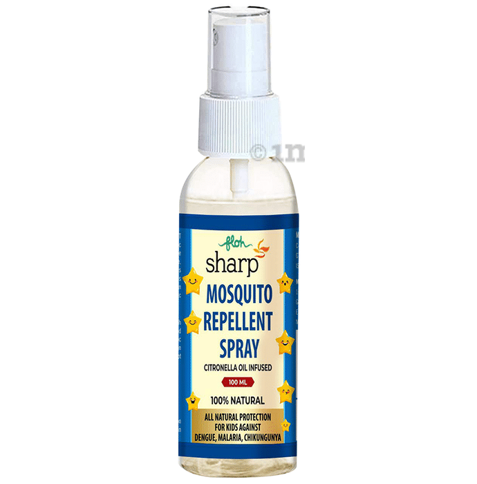 FLOH Sharp Mosquito Repellent Spray Citronella Oil Infused