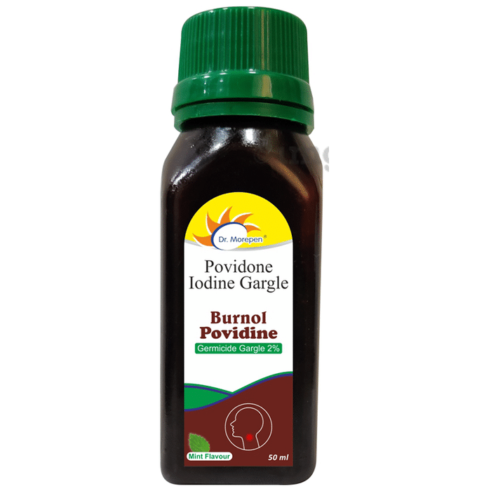 Dr. Morepen Mint Burnol Povidine Germicide Gargle 2%