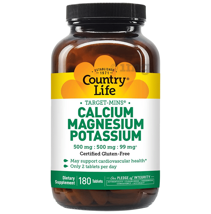 Country Life Calcium Magnesium Potassium Tablet