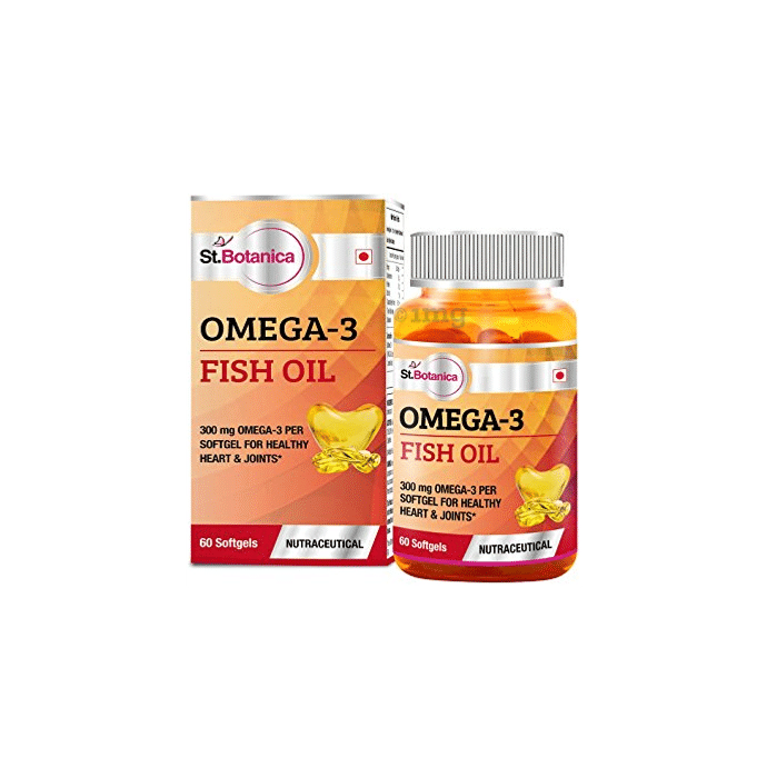 St.Botanica Fish Oil 1000mg with (Omega-3) 300mg Capsule