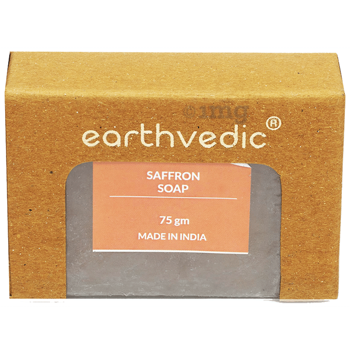 Earthvedic Saffron Soap (75gm Each)