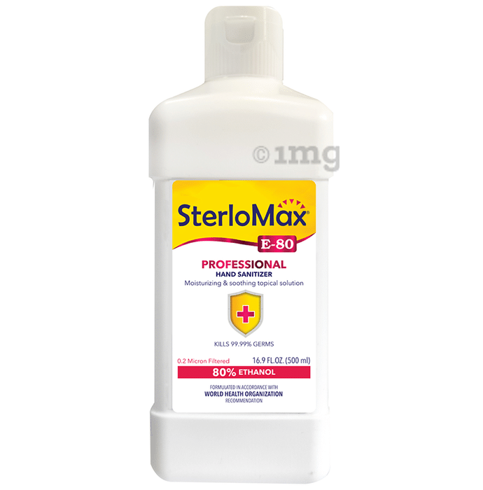 SterloMax E 80 Professional Hand Sanitizer (500ml Each)