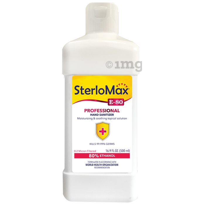 SterloMax E 80 Professional Hand Sanitizer (500ml Each)