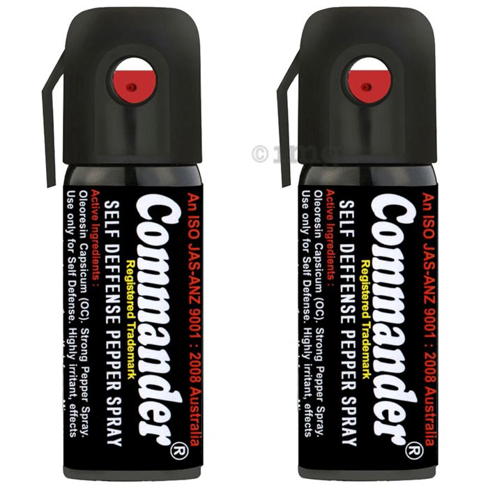 Commander Self Defense Pepper Spray (55ml Each)