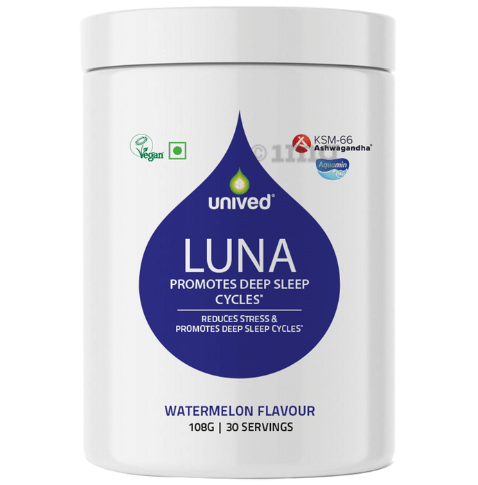 Unived Luna Promotes Deep Sleep Cycles Powder Watermelon