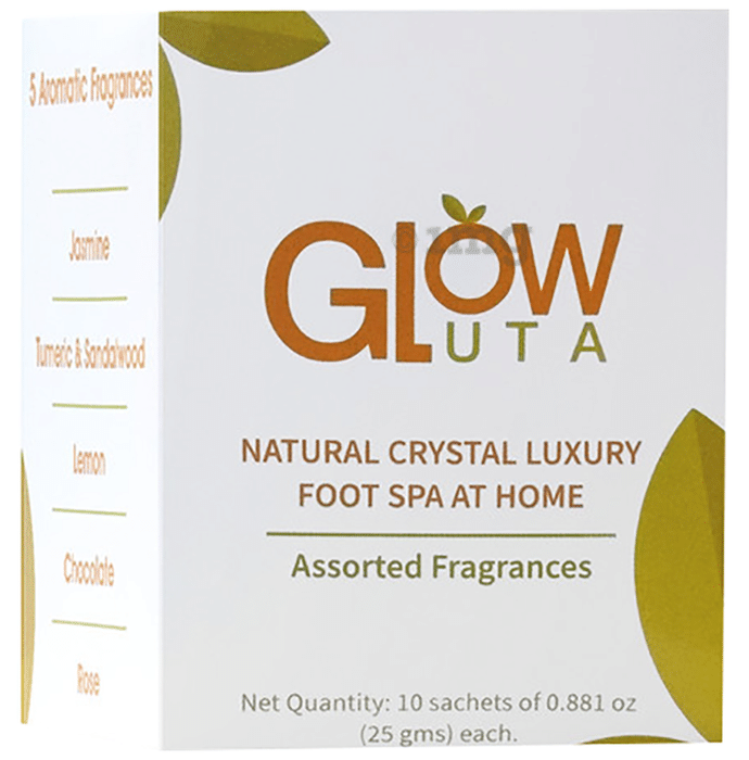 Glow Gluta Natural Crystal Luxury Foot Spa at Home