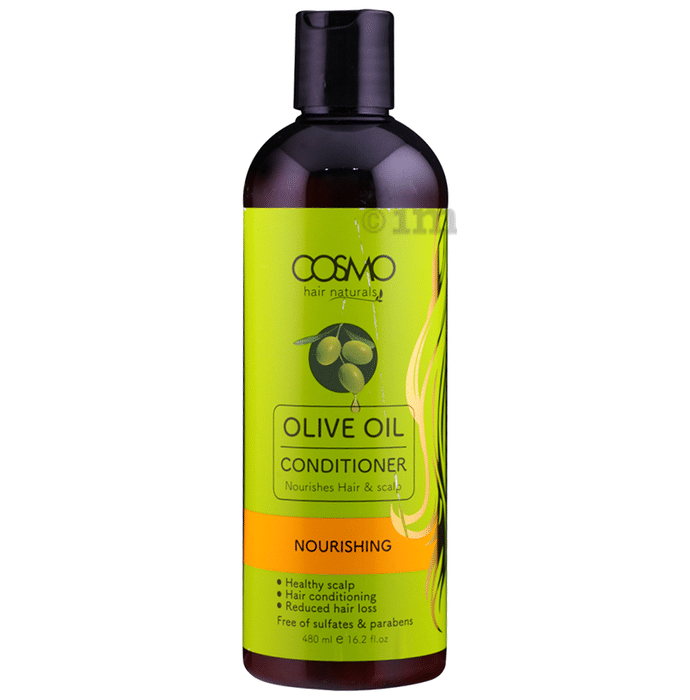 Cosmo Hair Naturals Olive Oil Conditioner: Buy bottle of 480 ml Conditioner  at best price in India | 1mg
