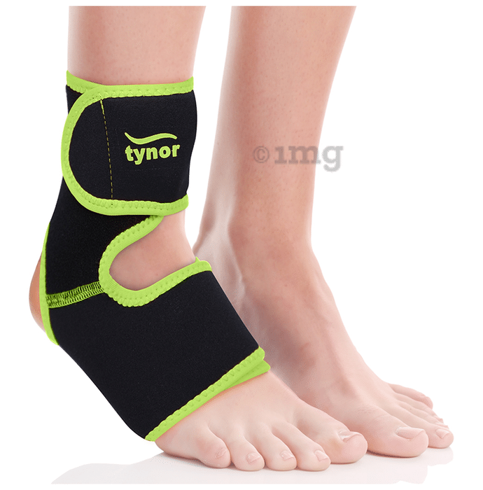 Tynor Ankle Support (Neo) Universal Black and Green