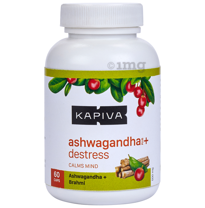 Kapiva Ashwagandha Plus Destress Capsule