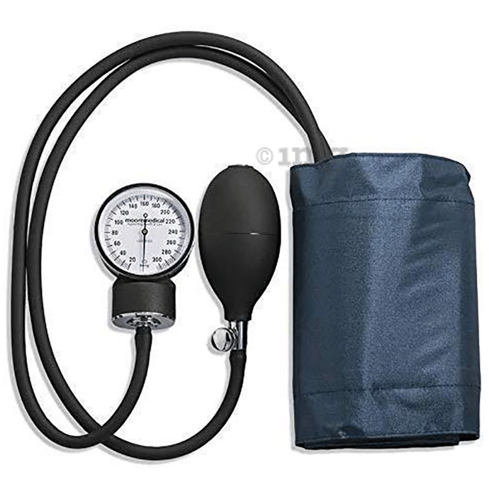 rsc healthcare Clock Dial Type Black Aneroid Palm Manual Professional  Sphygmomanometer & Pressure Gauge Blood Pressure