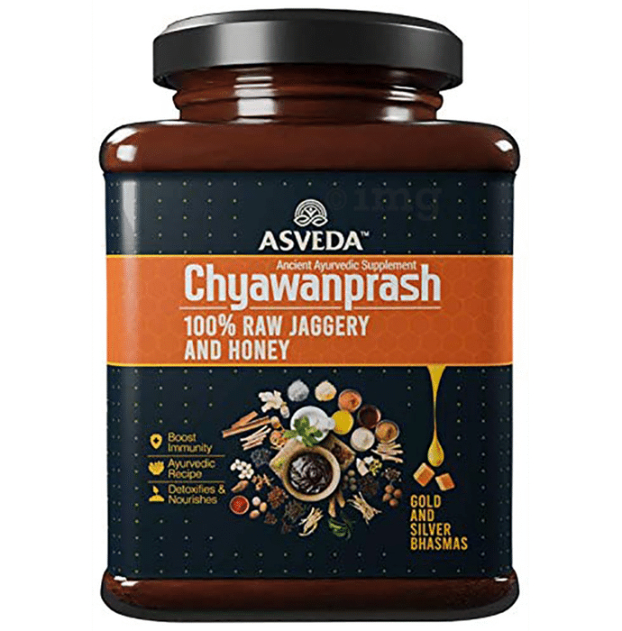 Asveda Chyawanprash 100% Raw Jaggery and Honey (500gm Each)