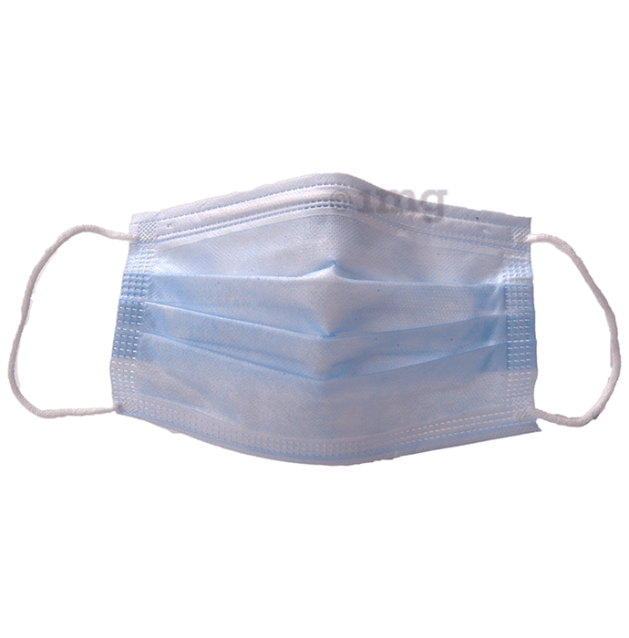 Advind Healthcare Non-Woven Disposable 3 Ply Surgical Mask with Melt Blown Fabric & Metal Nose Pin