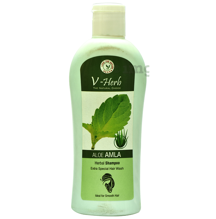 V-Herb Aloe Tulsi Herbal Shampoo