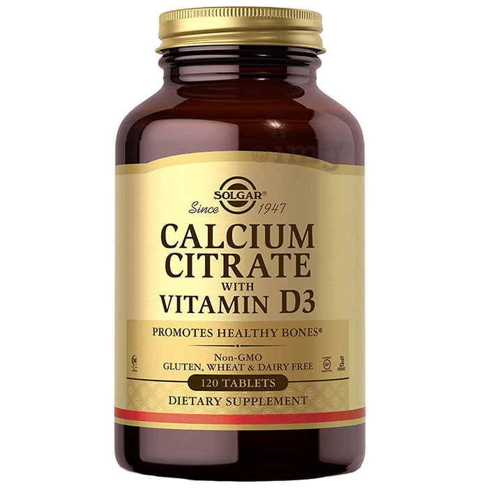 Solgar Calcium Citrate with Vitamin D3 Tablet