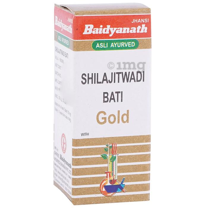 Baidyanath (Jhansi) Shilajitwadi Bati with Gold