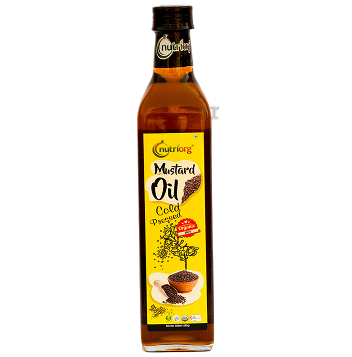 Nutriorg Certified Orgainc Mustard Cold Pressed Oil