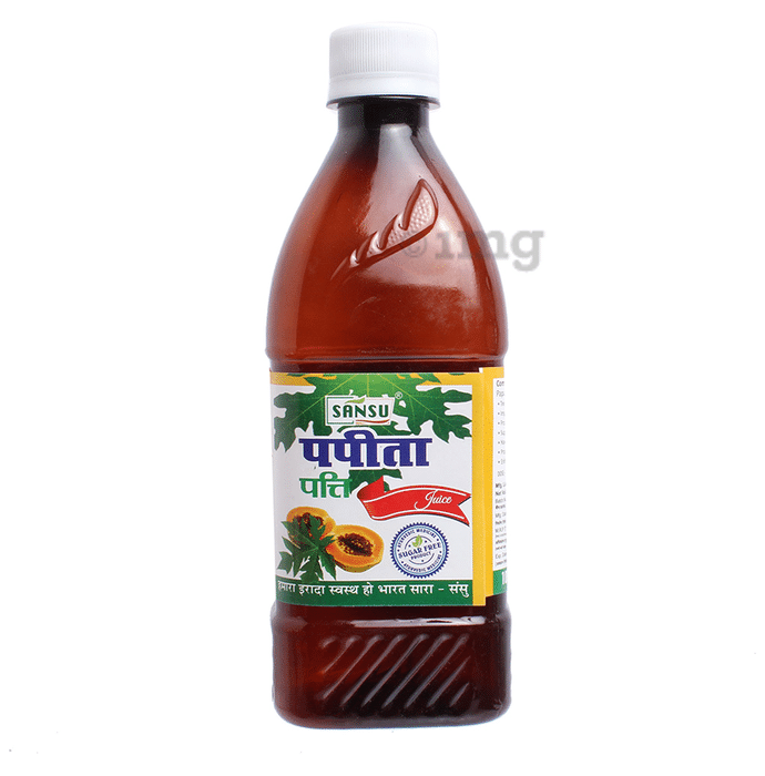 Sansu Papaya Leaf Juice Sugar Free