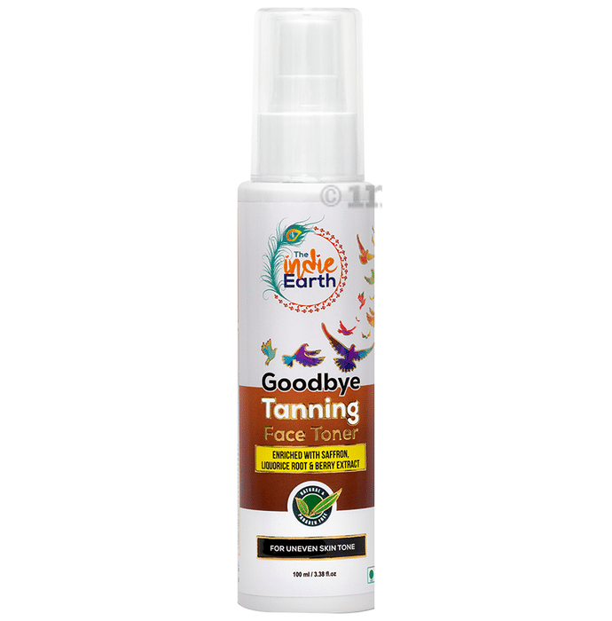 The Indie Earth Goodbye Tanning Face Toner