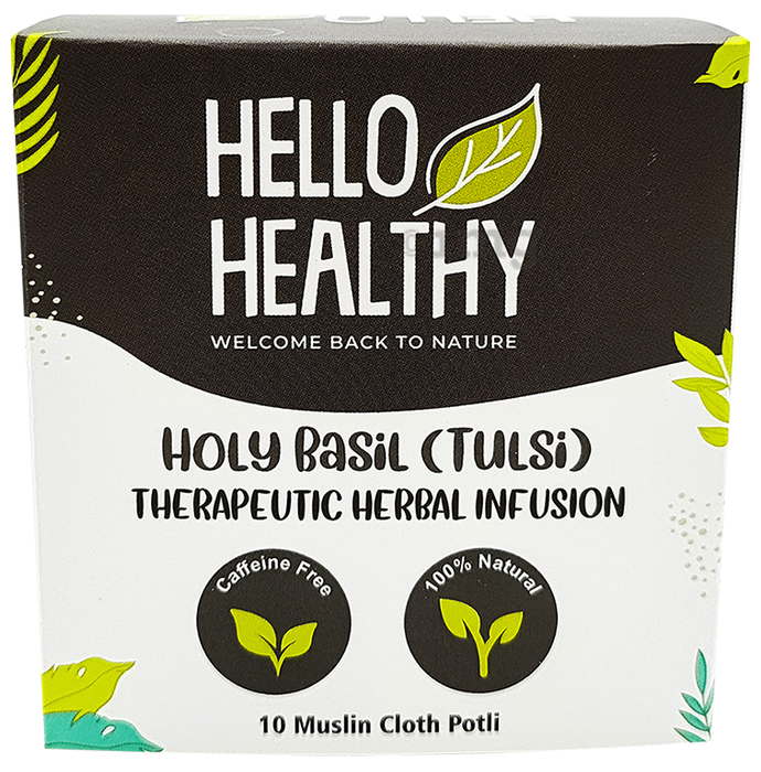 Hello Healthy Holy Basil (Tulsi) Therapeutic Herbal Infusion (2gm Each)