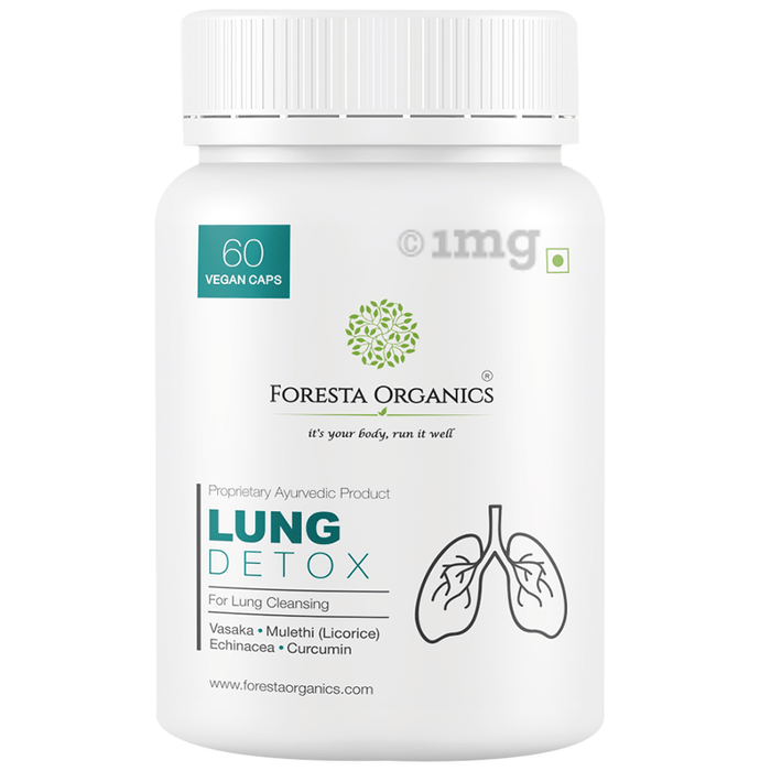 Foresta Organics Lung Detox for Lung Cleansing Vegan Capsule