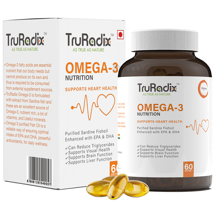 TruRadix Omega 3 Nutrition Softgel