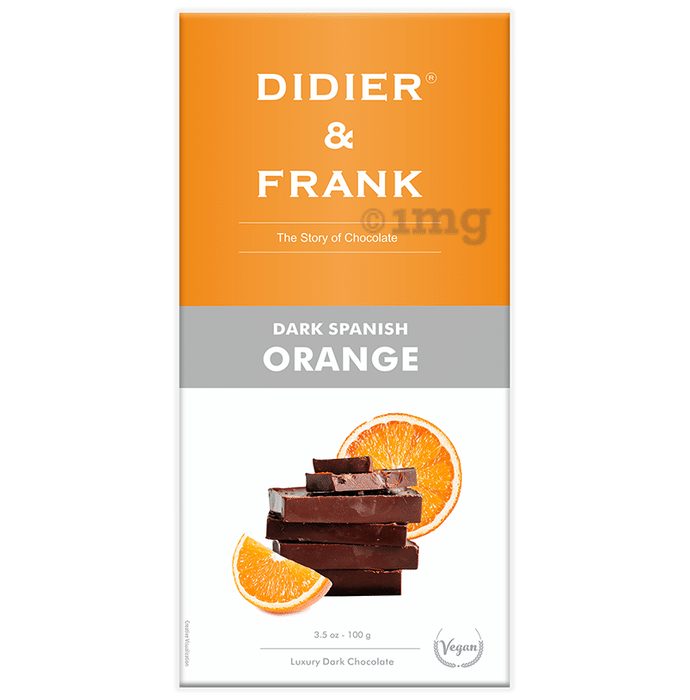 Didier & Frank Dark Spanish Orange Chocolate (100gm Each)