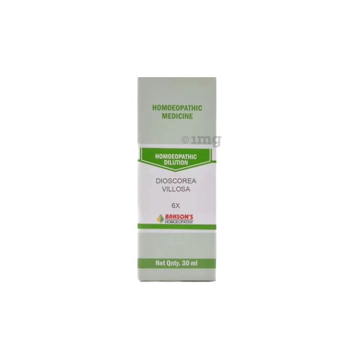 Bakson's Homeopathy Dioscorea villosa Dilution 6X