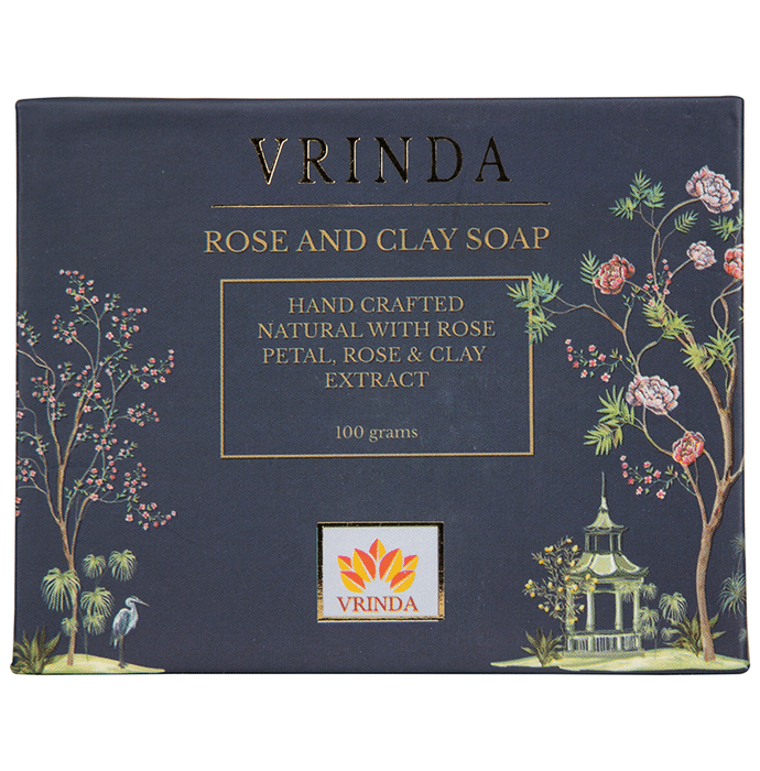 Vrinda Rose and Clay Soap