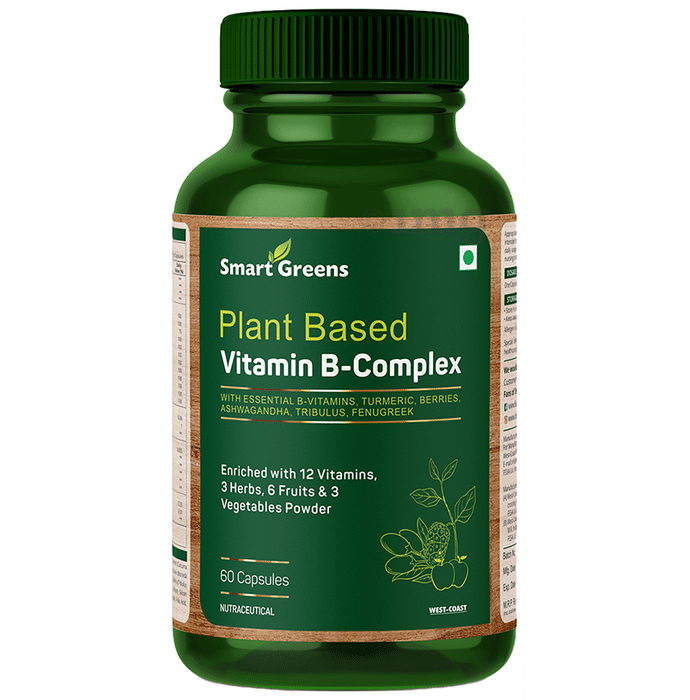 Smart Greens Plant Based Vitamin B-Complex Capsule