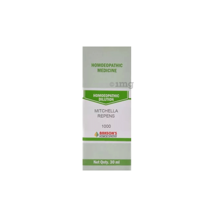 Bakson's Homeopathy Mitchella Repens Dilution 1000 CH