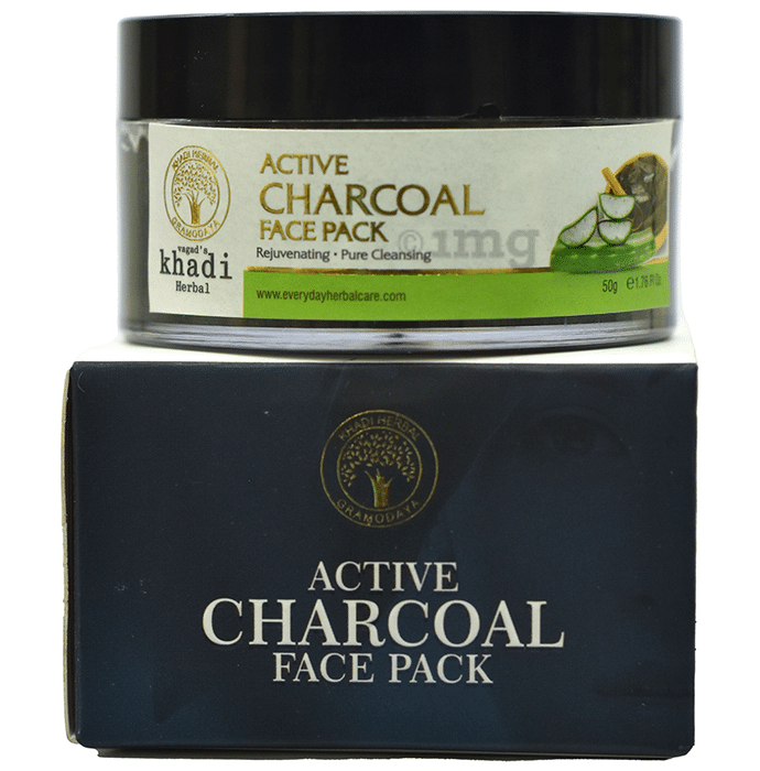 Vagad's Khadi Herbal Active Charcoal Face Pack