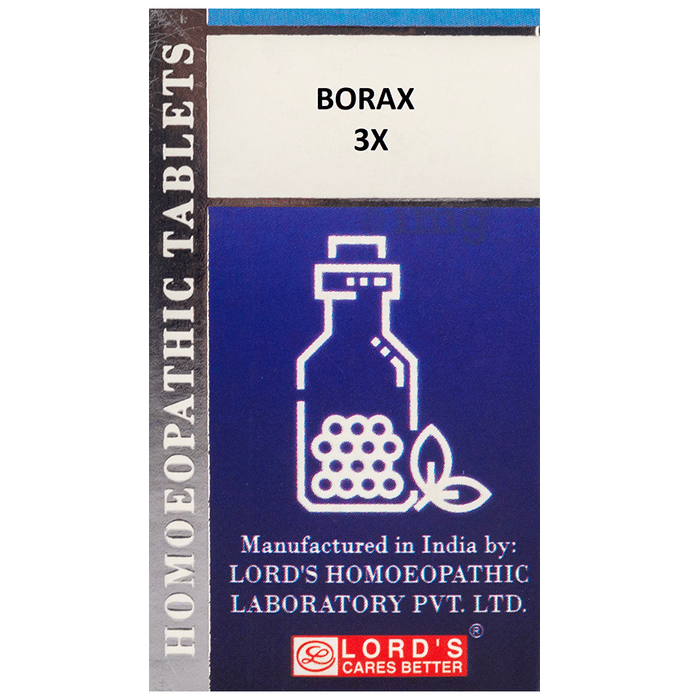Lord's Borax Trituration Tablet 3X