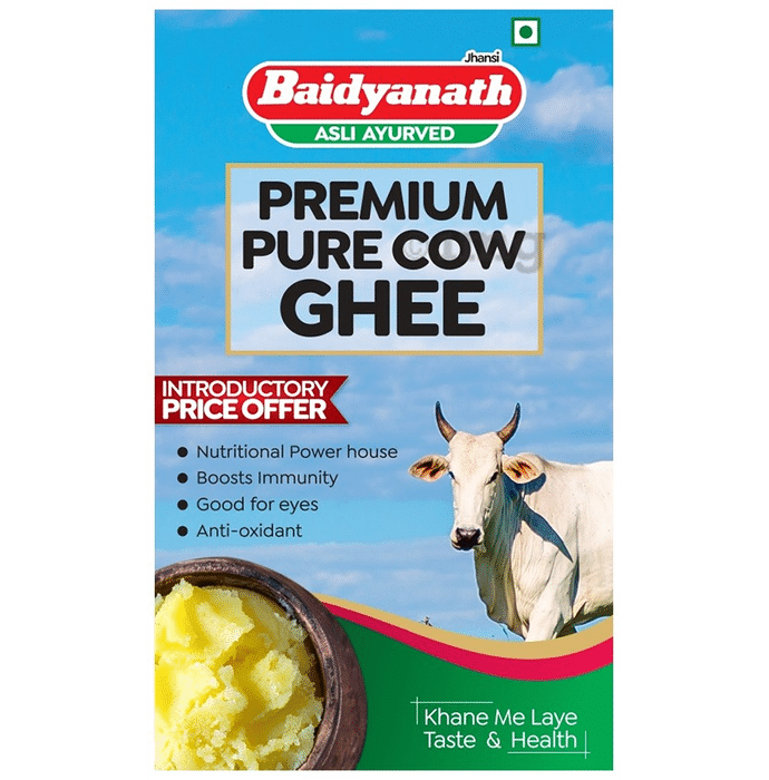 Baidyanath (Jhansi) Premium Pure Cow Ghee for Immunity, Eyes & Antioxidant Benefits