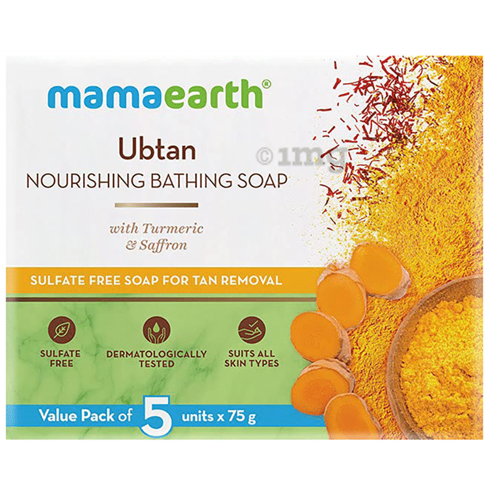 Mamaearth Ubtan Nourishing Bath Soap (75gm Each)