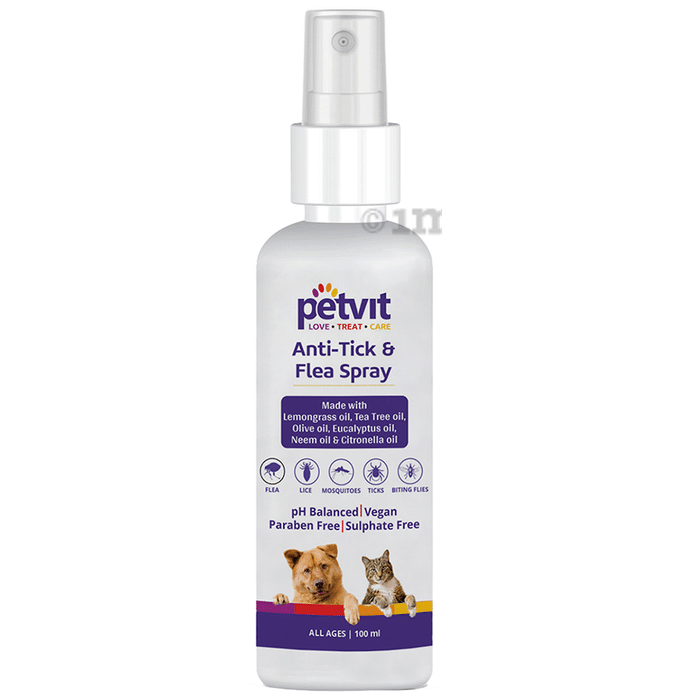 Petvit Anti-Tick & Flea Spray