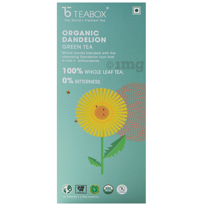Teabox Organic Dandelion Green Tea Bag (2gm Each)