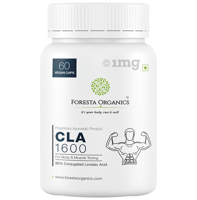 Foresta Organics CLA 1600 with 80% Conjugated Linoleic Acid Vegan Capsule