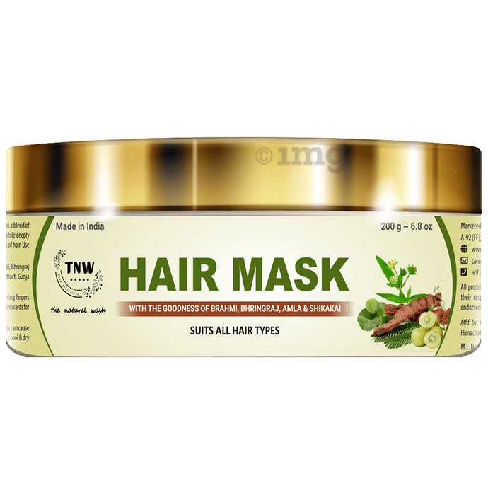 TNW- The Natural Wash Hair Mask with the Goodness of Brahmi, Bhringraj, Amla & Shikakai