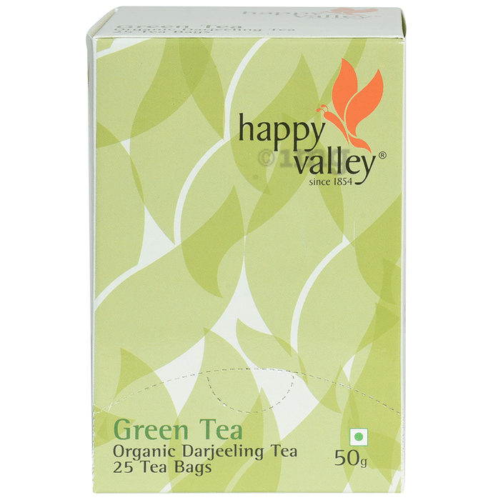 Happy Valley Organic Darjeeling Green Tea Bag (2gm Each)