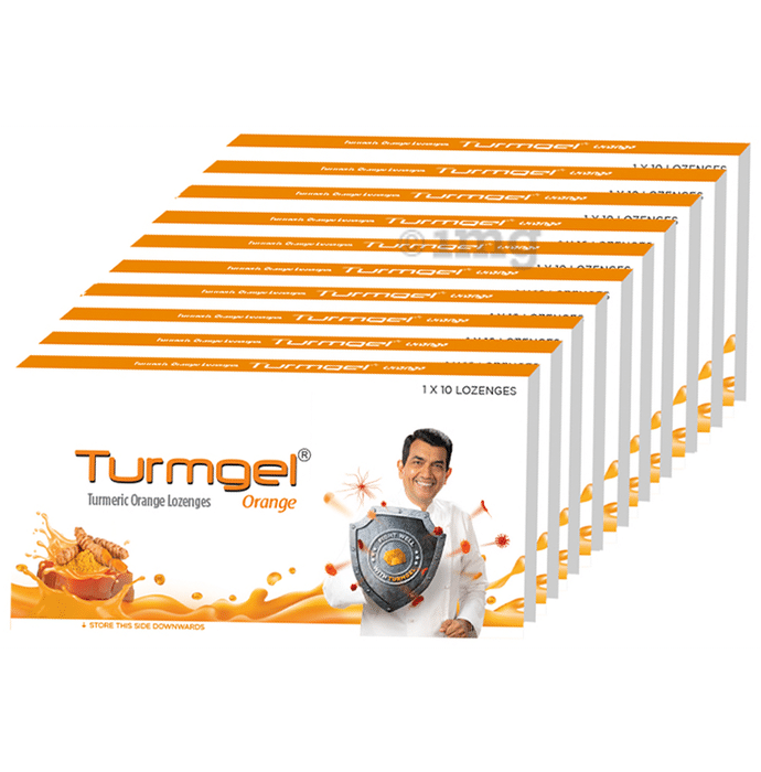 Turmgel Turmeric Lozenges (10 Each) Orange