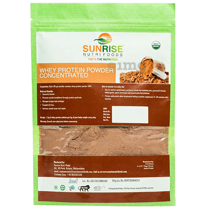 Sunrise Nutri Foods Whey Protein Powder Concentrated