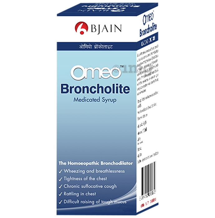 Bjain Omeo Broncholite Medicated Syrup