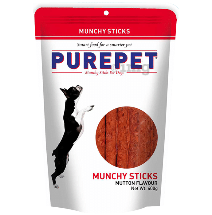 Purepet Munchy Sticks Dog Treats Mutton Flavour