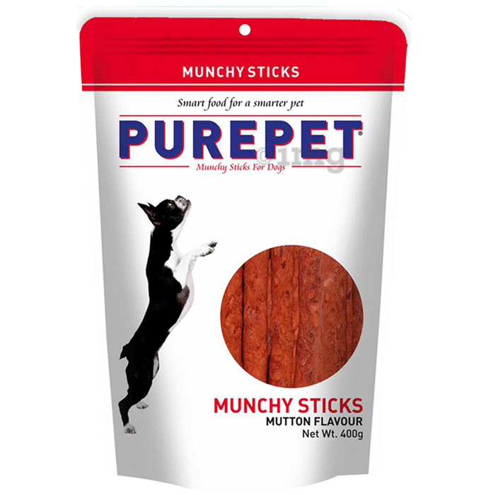 Purepet Munchy Sticks Dog Treats Mutton Flavour